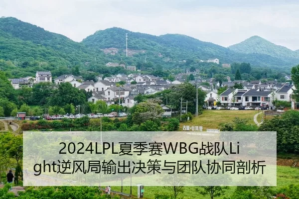 2024LPL夏季赛WBG战队Light逆风局输出决策与团队协同剖析